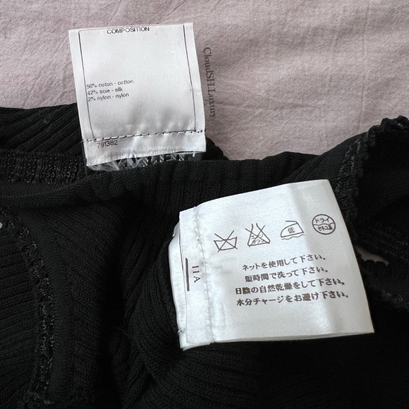 Auth Chanel Mesh CC Logo Black Knit Tank Top - Size 38 - Picture 5 of 10
